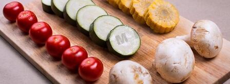 вегетарианский шашлык из овощей на мангале. Шаг 4