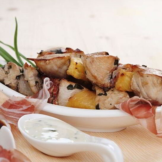 Рецепт экзотический шашлык