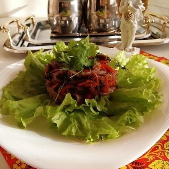 Рецепт соба — гречневая лапша с говядиной и овощами