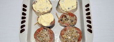 фаршированные стейки горбуши. Шаг 7