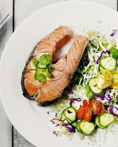 Готовим стейк кеты в духовке