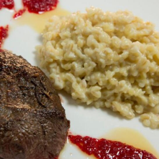 Рецепт говяжий стейк с булгуром