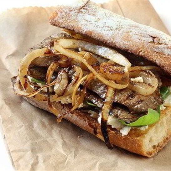 Рецепт говяжьи стейки в багете