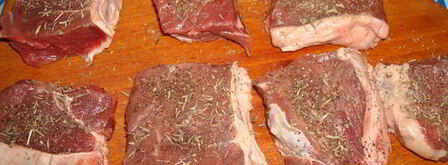 мини стейки на гриле с овощами. Шаг 3