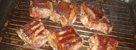 мини стейки на гриле с овощами. Шаг 5