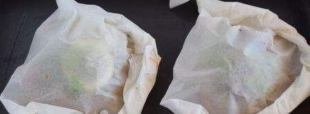 рыбный стейк на подушке из овощей в пергаменте. Шаг 11