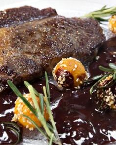 Шоколадный соус к стейку