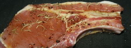 сочный свиной стейк. Шаг 2