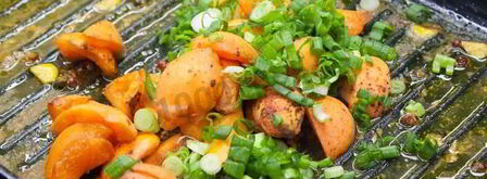 стейк из говядины с абрикосовыми дольками. Шаг 9