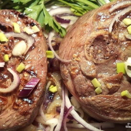 Рецепт стейк из индейки с косточкой