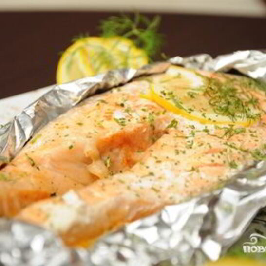 Рецепт стейк из кеты в духовке