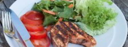 стейк из лосося на гриле. Шаг 4