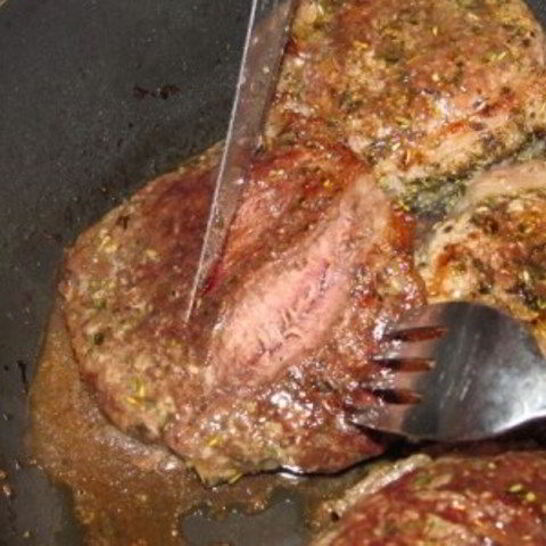 Рецепт стейк из мраморной говядины