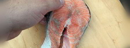 стейк из семги на углях. Шаг 2