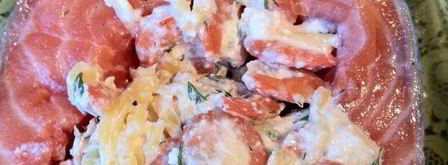 стейк из семги с сюрпризом. Шаг 2