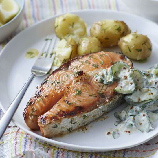 Рецепт стейк из семги в духовке