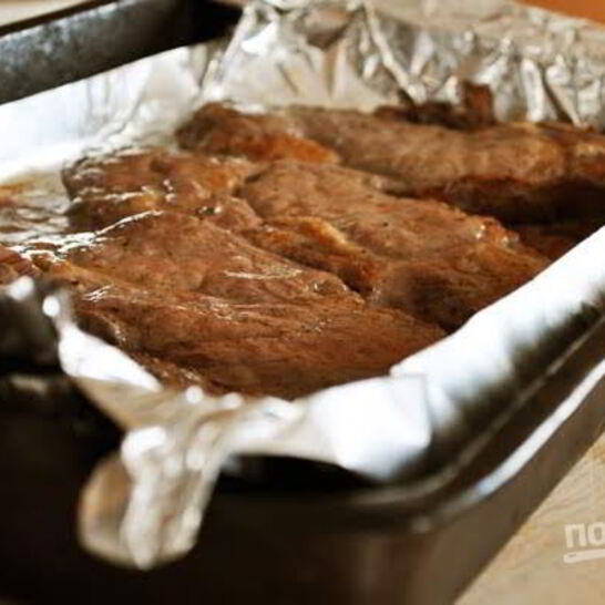 Рецепт стейк из свинины в духовке