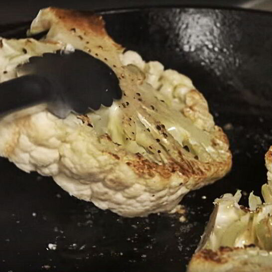 Рецепт стейк из цветной капусты