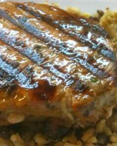 Стейк из тунца с маринадом