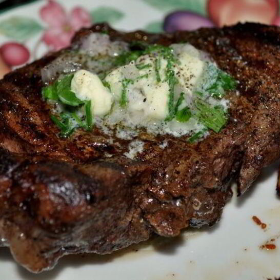 Рецепт стейк на сковороде