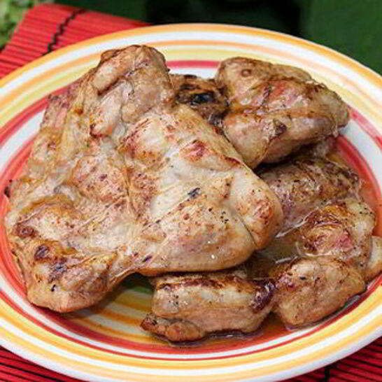 Рецепт стейк паргит в соево-медовом соусе