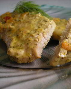 Стейк по-карибски в маринаде с апельсинами и чили