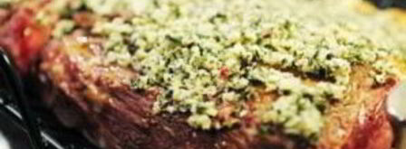 стейк рибай с розмарином, тимьяном и чесноком. Шаг 3