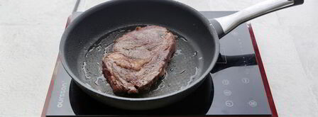 стейк с перцем и каперсами. Шаг 2