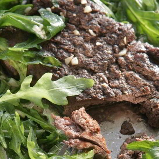 Рецепт стейк с руколой