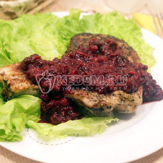 Рецепт стейк свиной на сковороде