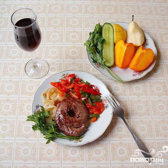 Рецепт стейки из телячьего сердца