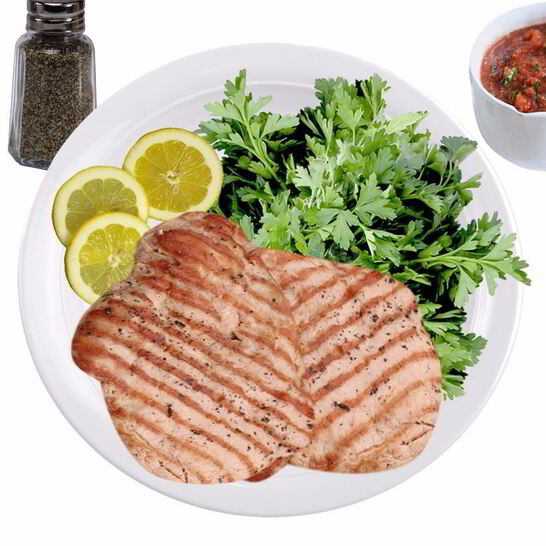 Рецепт свиной стейк под сливочным соусом