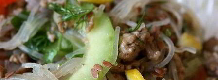 стеклянная лапша с фаршем и овощами. Шаг 4