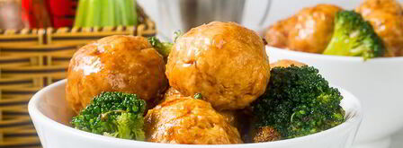 куриные тефтели с брокколи в китайском стиле. Шаг 8