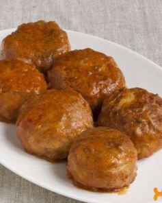 Куриные тефтели с рисом