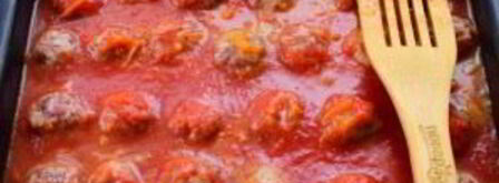 мясные тефтели ностальгия с рисом в томатном соусе. Шаг 6