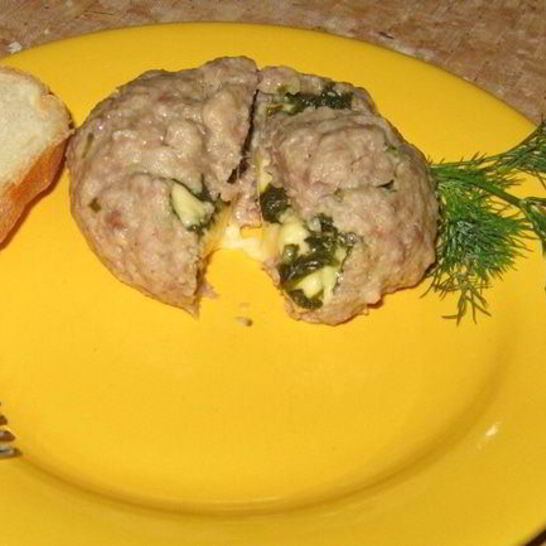 Рецепт паровая тефтеля с начинкой