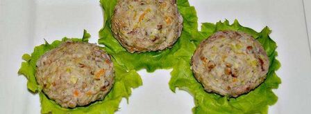 паровые тефтели с гречкой и кабачками. Шаг 5