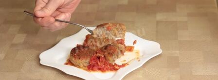 постные гречневые тефтели в томатном соусе. Шаг 9