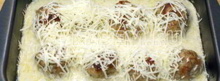 рождественский венок из тефтелей. Шаг 9