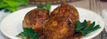 тефтели без риса с подливкой в духовке. Шаг 24