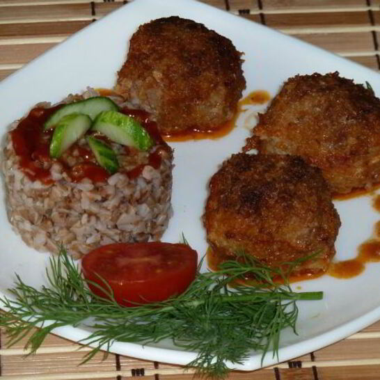 Рецепт тефтели с гарниром из гречки