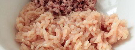 тефтели с гречкой и грибами, запеченные в ряженке. Шаг 2