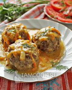 Тефтели с гречкой в мультиварке