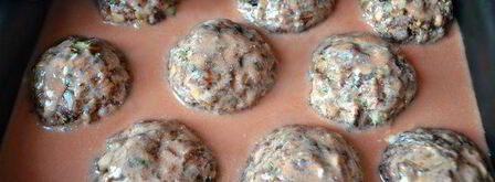 тефтели с грибами в томатном соусе. Шаг 8