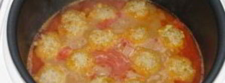 тефтели с подливкой в мультиварке. Шаг 5