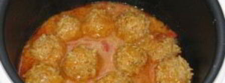 тефтели с подливкой в мультиварке. Шаг 6