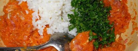 тефтели с тыквой в томатном соусе. Шаг 9