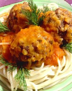 Тефтели с тыквой в тыквенном соусе