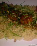 Тефтели терияки с киноа